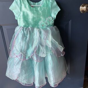 Disney Princess Dress Mint Green Layered Dress